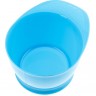 Чаша для краски, голубая, с ручкой, с прорезиненной вставкой 320мл DEWAL T-21blue