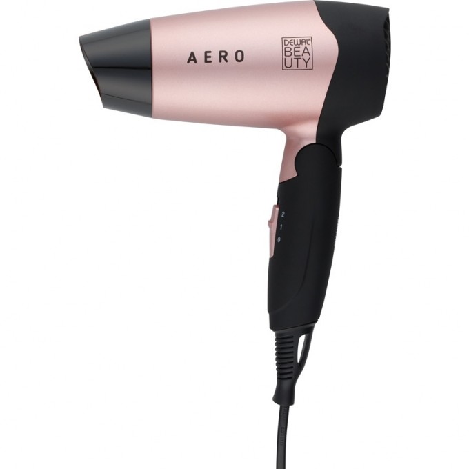 Фен 1400 Вт DEWAL BEAUTY Aero Rose чёрно-розовый HD1002-Rose