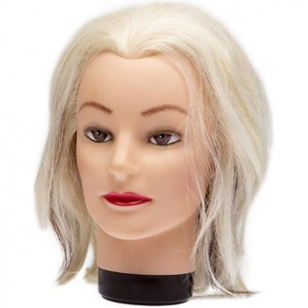Голова-манекен учебная "блондинка" для парикмахеров DEWAL M-4151K