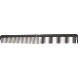 Расческа рабочая DEWAL CARBON black комбинированная, черная 24 см
